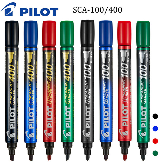 Japan PILOT Permanent Markers pens SCA-100 Black Oil Non-Faded Big